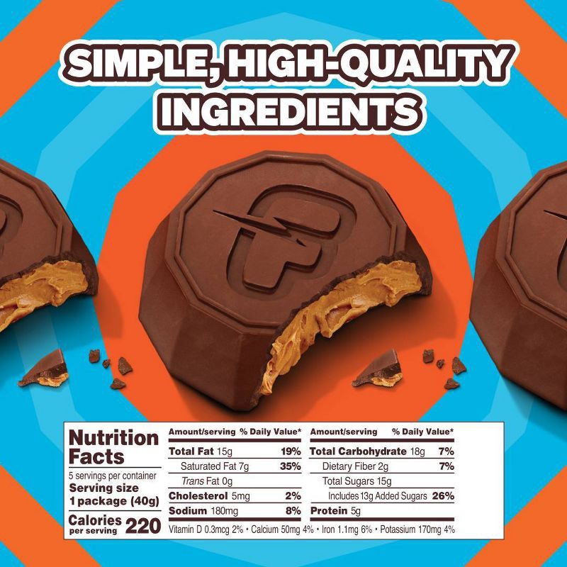 slide 4 of 6, Feastables MrBeast Peanut Butter Cups - 7.05oz/5ct, 7.05 oz, 5 ct