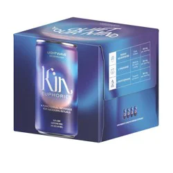 Kin Euphorics Lightwave Non-Alcoholic - 4pk/8 fl oz