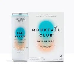 Mocktail Club Bali Breeze Non-Alcoholic Cocktails - 4pk/12 fl oz Cans
