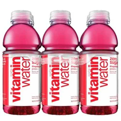 Vitamin Water Zero Sugar Dragon Fruit Power C Flavored Water - 6pk/16.9 fl oz Bottles
