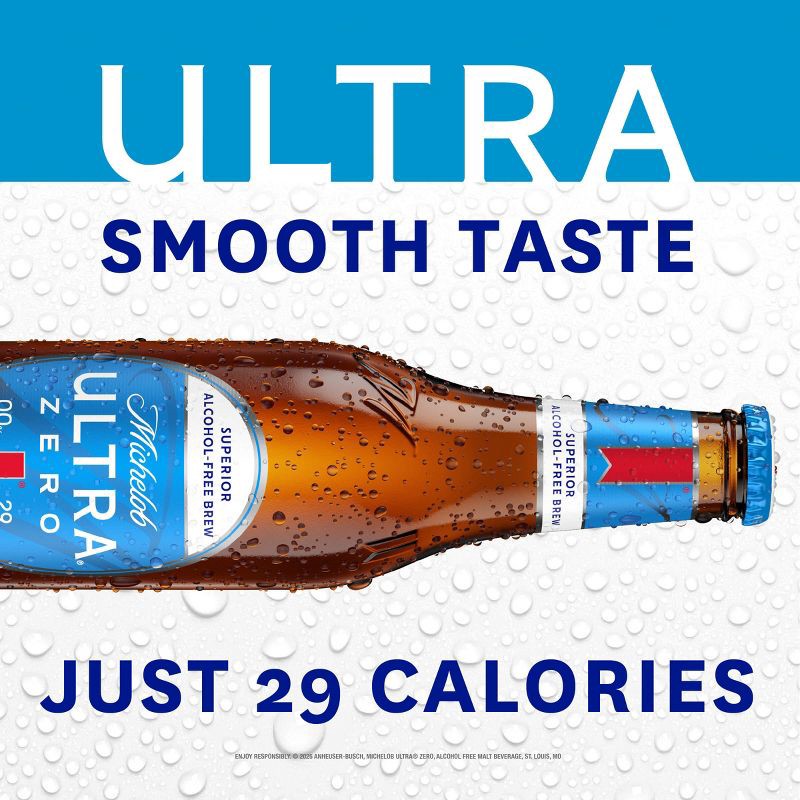 slide 3 of 11, Michelob ULTRA Zero Non-Alcoholic Beer - 6pk/12 fl oz Bottles, 6 ct; 12 fl oz