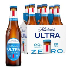 Michelob ULTRA Zero Non-Alcoholic Beer - 6pk/12 fl oz Bottles