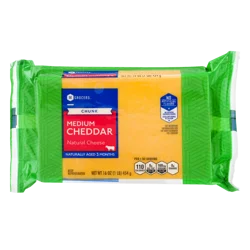 SE Grocers Chunk Medium Cheddar Natural Cheese