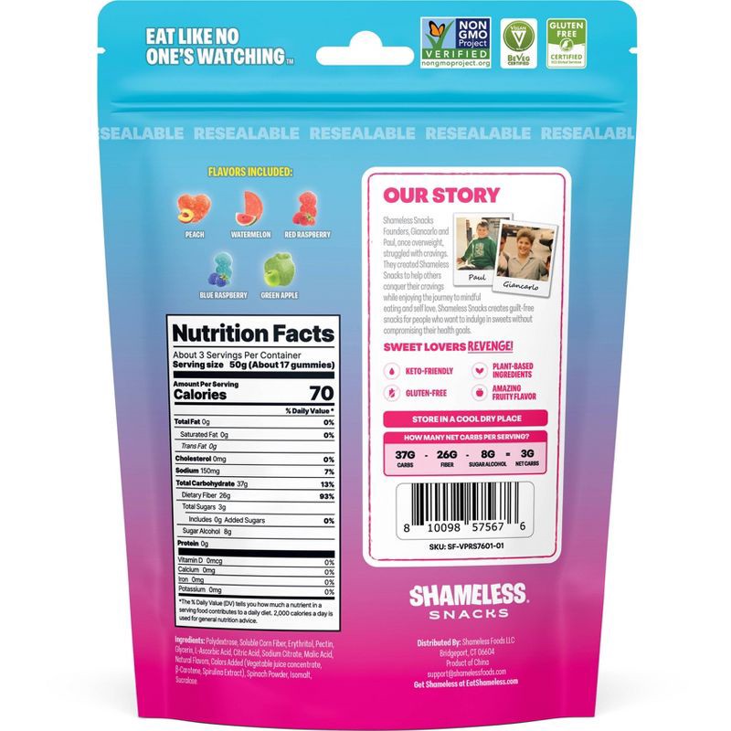 slide 2 of 6, Shameless Snacks Variety Pack Candy - 5.5oz, 5.5 oz