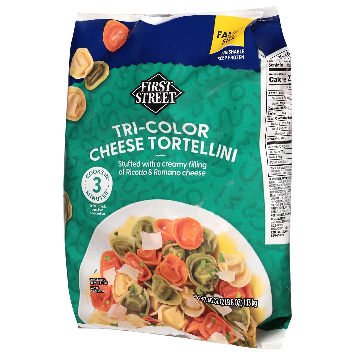 slide 4 of 4, Cb09 La Romanella Tri-Color Tortellini, 2.5 lb