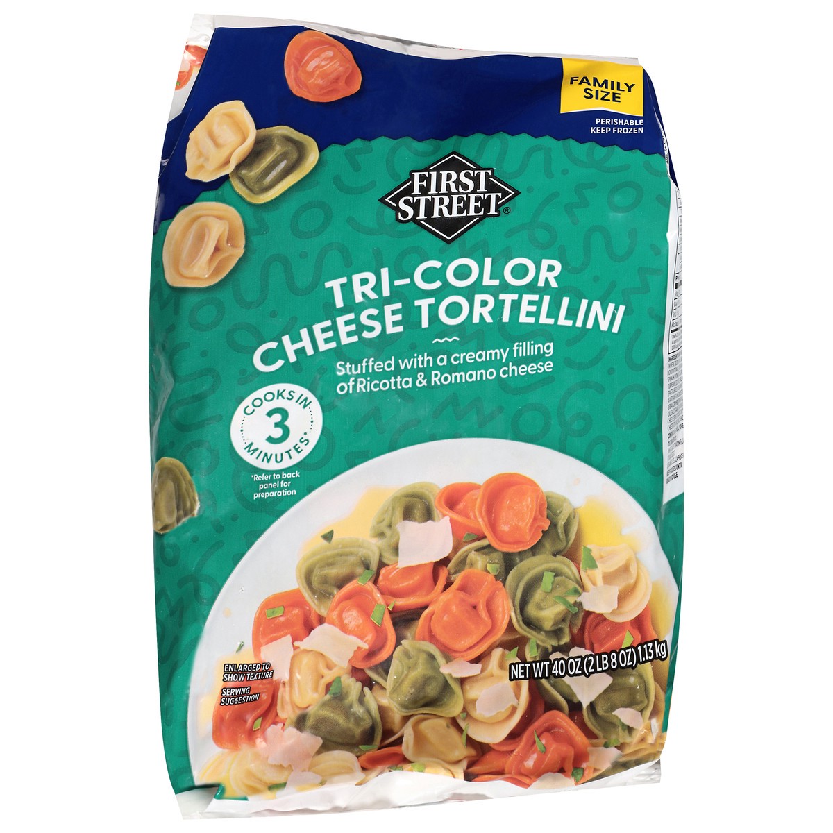 slide 3 of 4, Cb09 La Romanella Tri-Color Tortellini, 2.5 lb