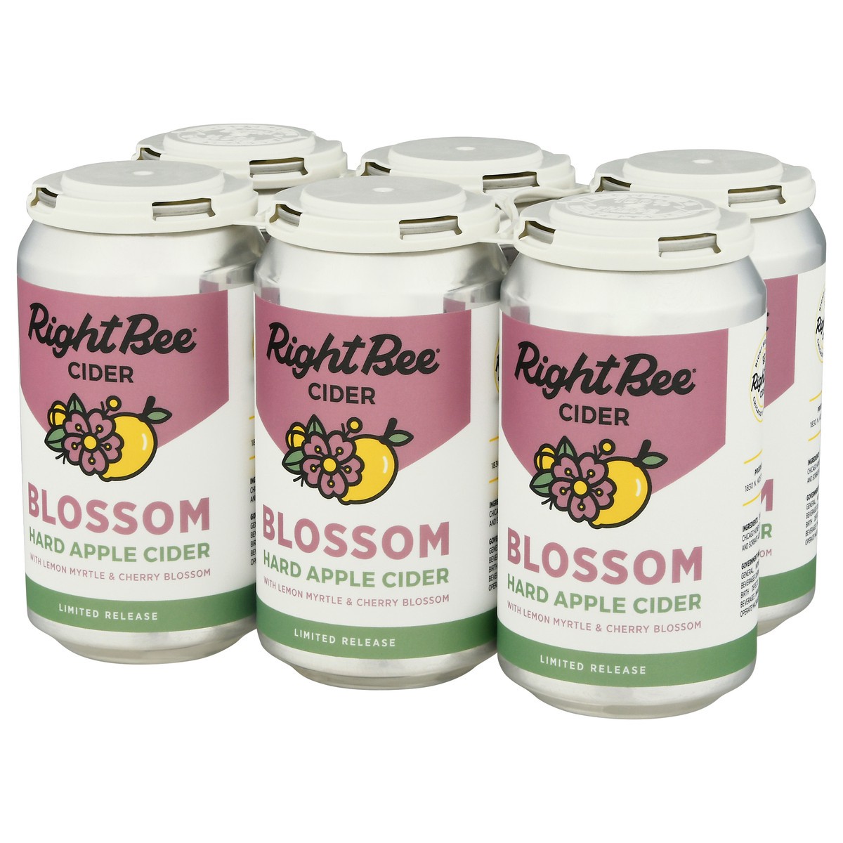slide 6 of 11, Right Bee Hard Apple Cider Blossom Hard Apple Cider 6-12 oz Cans, 6 ct