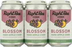 Right Bee Hard Apple Cider Blossom Hard Apple Cider 6-12 oz Cans