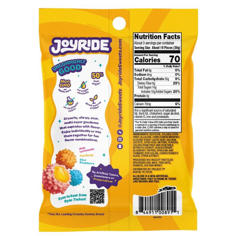 slide 2 of 5, JOYRIDE Crunchy Candy Gummy Busters - 3.5oz, 3.5 oz