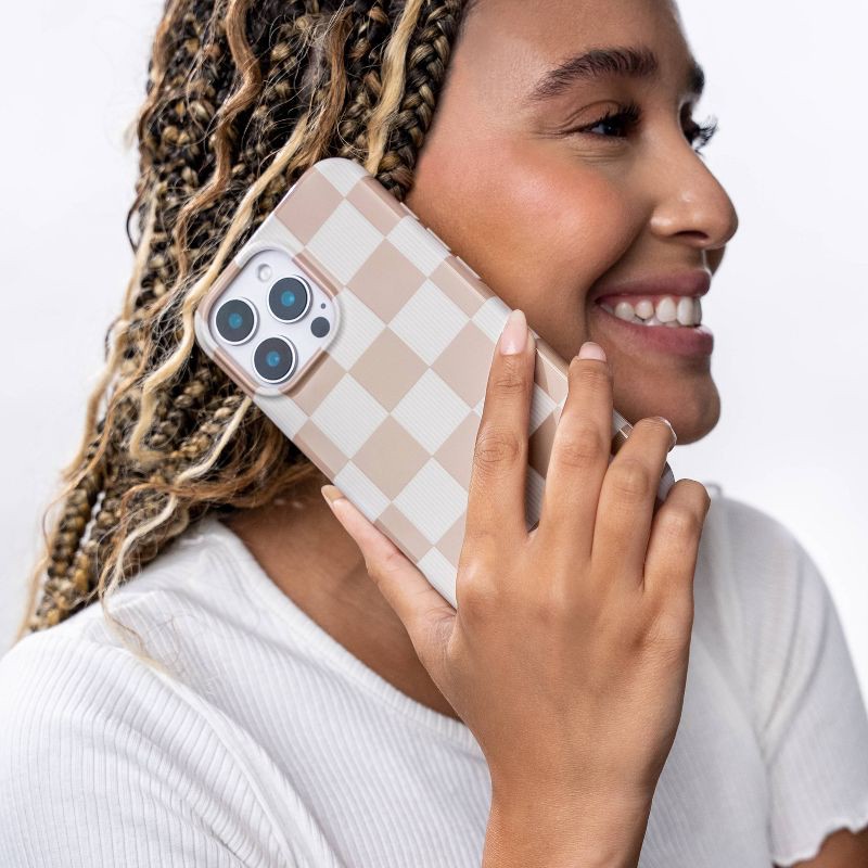 slide 6 of 7, VELVET CAVIAR iPhone 16 Pro MagSafe Case - Nude Vibe Checker: Protective Cell Cover, 1 ct