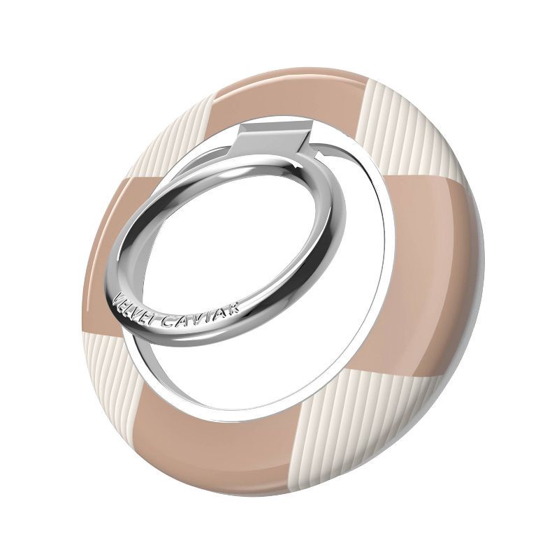 slide 5 of 6, VELVET CAVIAR MagSafe Grip Ring - Nude Vibe Checker, 1 ct