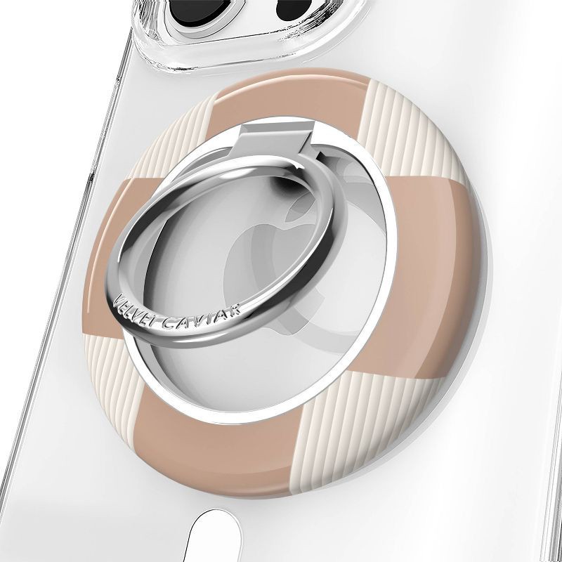 slide 1 of 6, VELVET CAVIAR MagSafe Grip Ring - Nude Vibe Checker, 1 ct