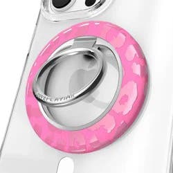 VELVET CAVIAR MagSafe Grip Ring - Hot Pink Leopard