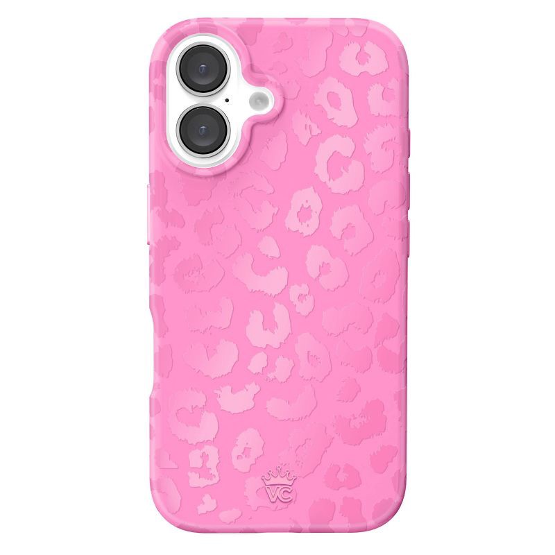 slide 1 of 6, VELVET CAVIAR iPhone 16 MagSafe Case - Hot Pink Leopard: Bump-Resistant Plastic Cover, 1 ct