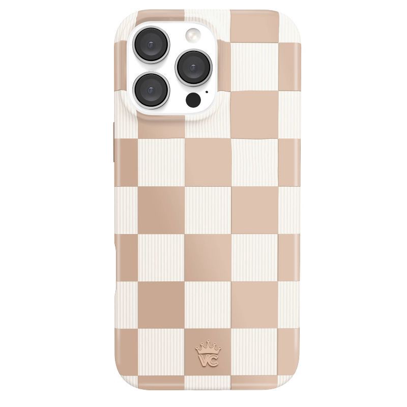 slide 1 of 7, VELVET CAVIAR iPhone 16 Pro Max MagSafe Case - Nude Vibe Checker: Bump-Resistant Pattern, 1 ct