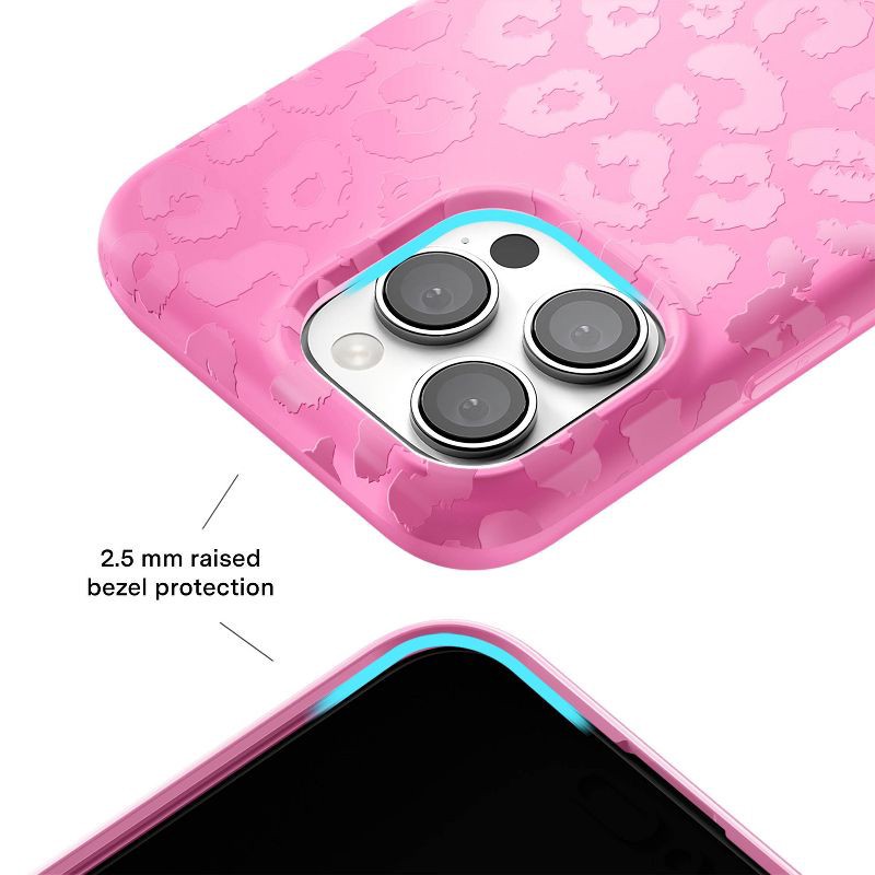 slide 2 of 7, VELVET CAVIAR iPhone 16 Pro MagSafe Case - Hot Pink Leopard: Bump-Resistant Cover, 1 ct