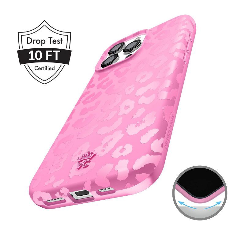 slide 4 of 7, VELVET CAVIAR iPhone 16 Pro MagSafe Case - Hot Pink Leopard: Bump-Resistant Cover, 1 ct