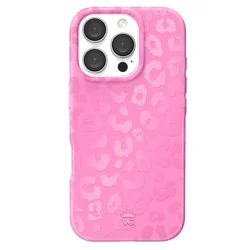VELVET CAVIAR iPhone 16 Pro MagSafe Case - Hot Pink Leopard: Bump-Resistant Cover