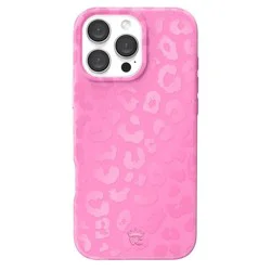 VELVET CAVIAR iPhone 16 Pro Max MagSafe Case - Hot Pink Leopard: Bump-Resistant Design
