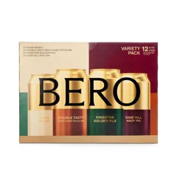 BERO Brewing Variety Pack Non-Alcoholic Beer - 12pk/12 fl oz Cans