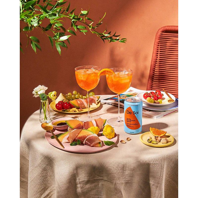 slide 6 of 6, De Soi Spritz Italiano Non-Alcoholic - 4pk/237ml Cans, 4 ct, 237 ml