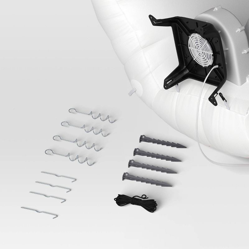 slide 4 of 4, 6' Christmas Indoor/Outdoor Lighted Inflatable Snow Globe - Wondershop™, 1 ct