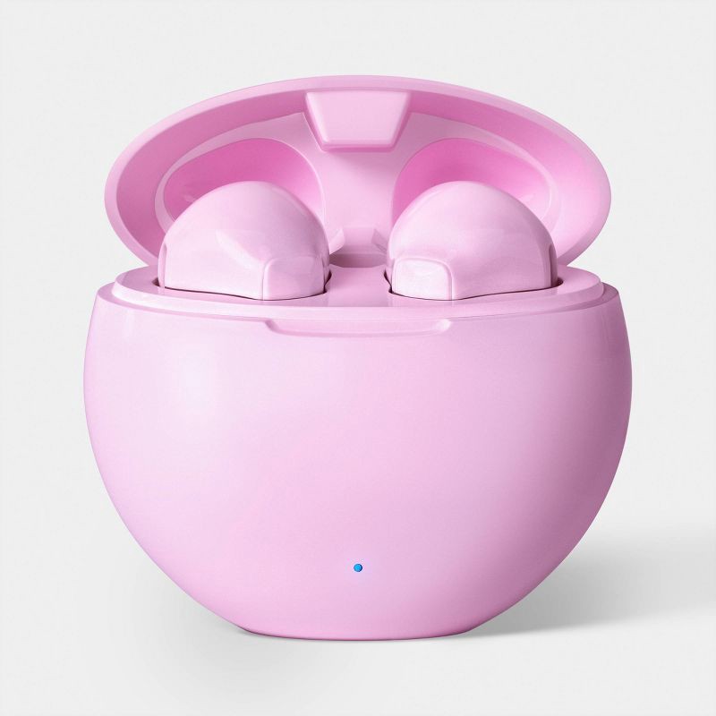 slide 2 of 3, True Wireless Earbuds (FOS) Bright Lilac - heyday™, 1 ct