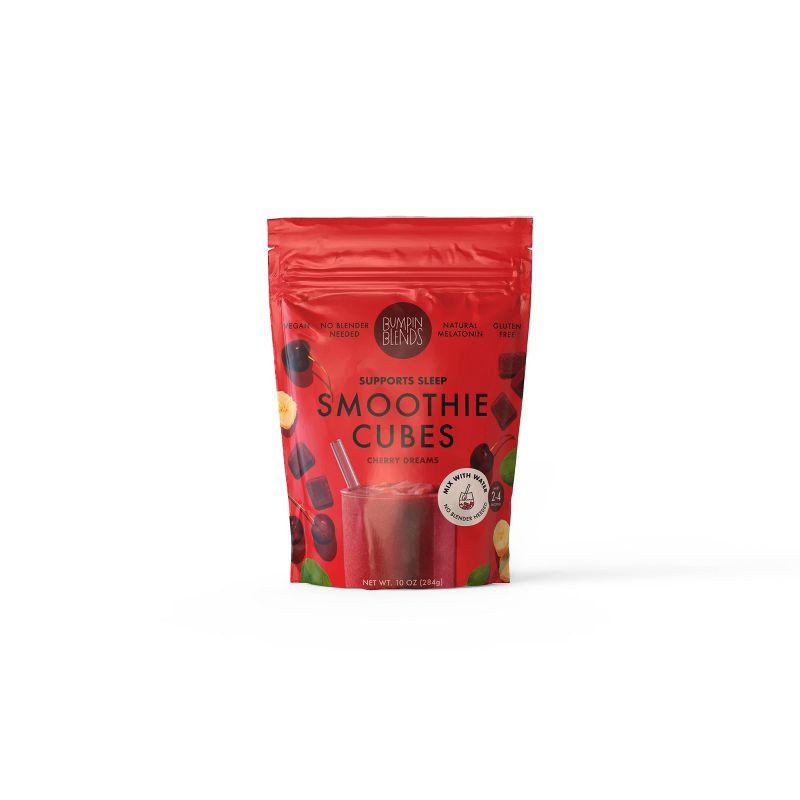 slide 1 of 7, Bumpin Blends Cherry Dreams Frozen Smoothie Cubes - 10oz, 10 oz