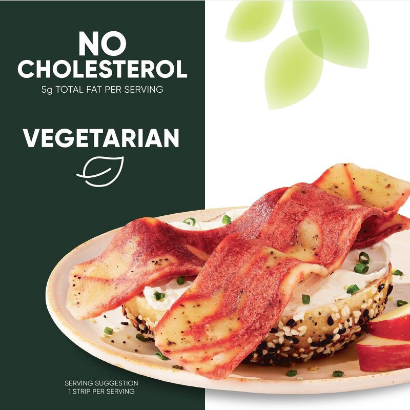 slide 3 of 7, MorningStar Farms Meatless Thick Cut Frozen Bacon Strips Applewood Black Pepper - 5.25oz, 5.25 oz