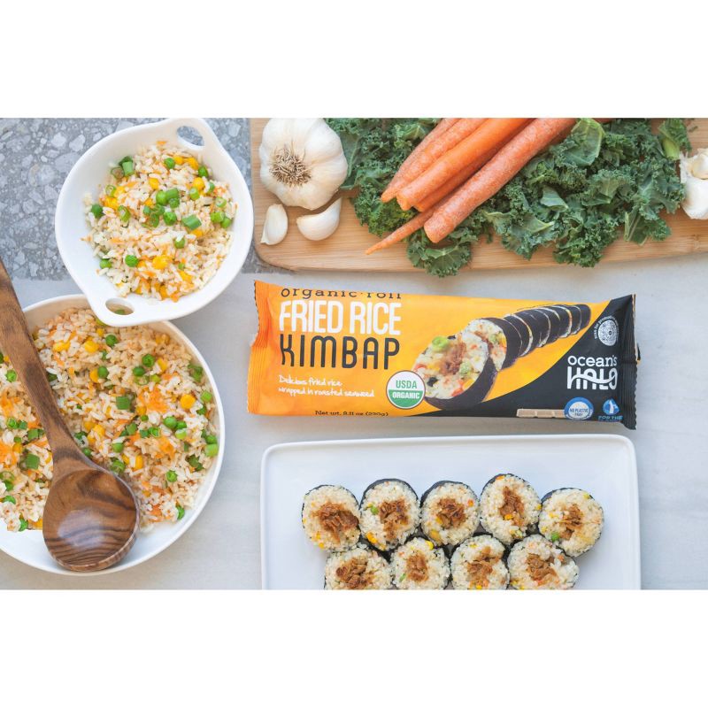 slide 4 of 6, Ocean's Halo Organic Frozen Fried Rice Roll - 8.11oz, 8.11 oz