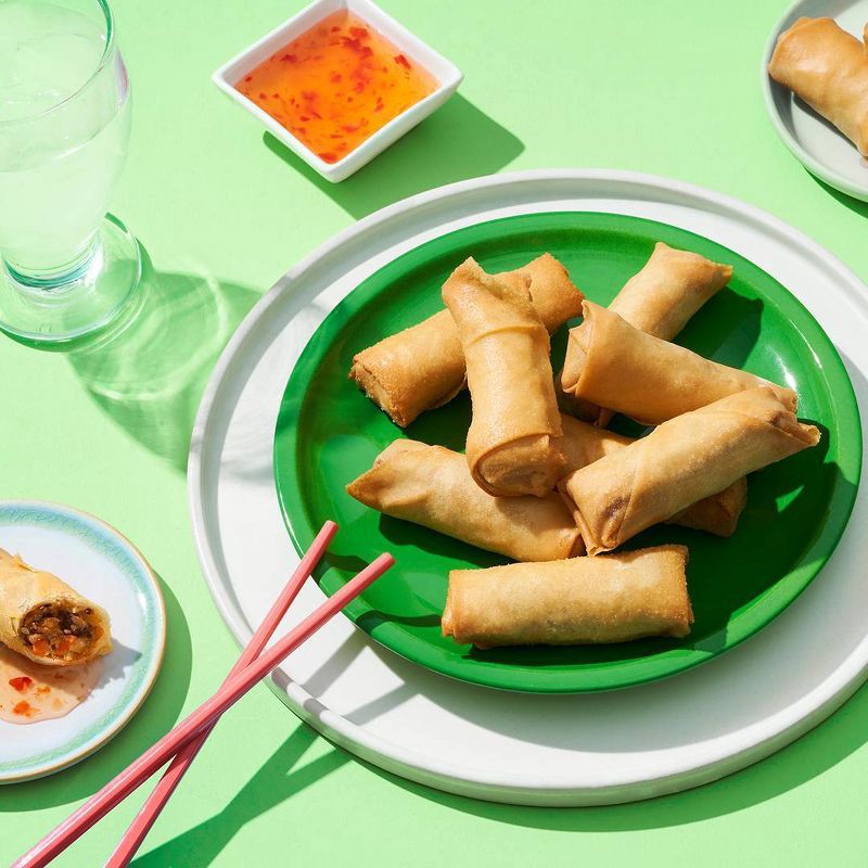 slide 2 of 3, OmniFoods Frozen Vegan Plant Based Spring Rolls Pork-Style - 6.35oz, 6.35 oz