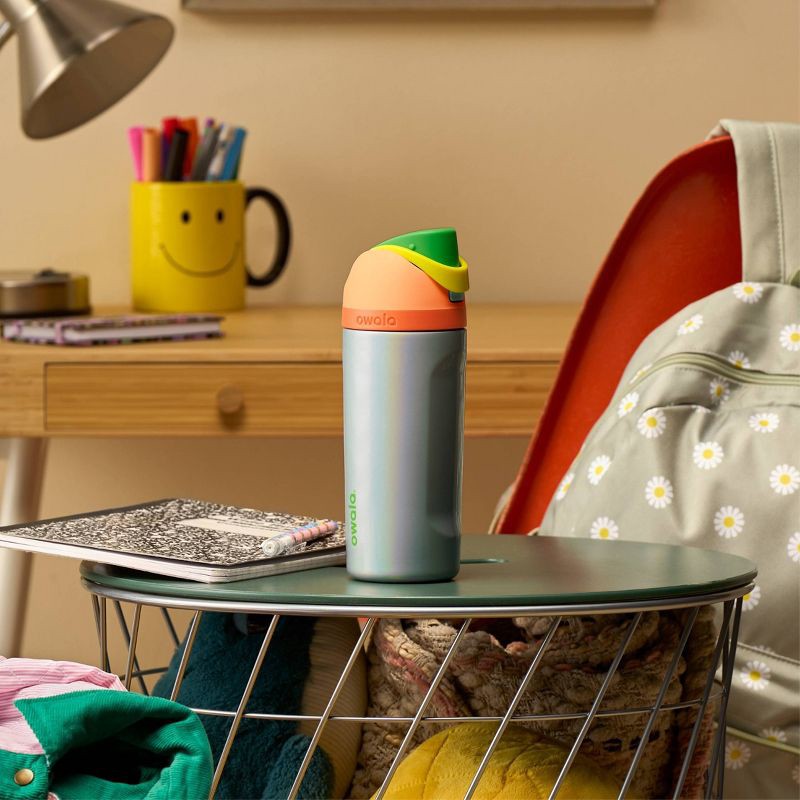 slide 7 of 7, Owala Special Edition 16oz Kids' FreeSip Stainless Steel Water Bottle - Opal Dream, 16 oz