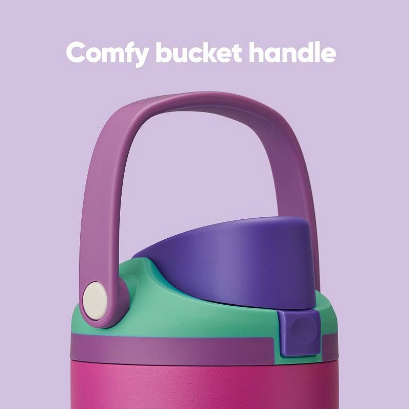 slide 9 of 9, Owala Special Edition 30oz FreeSip SWAY Stainless Steel Water Bottle- Shocking Grape, 30 oz