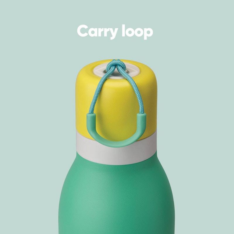 slide 7 of 7, Owala 24oz FreeSip Twist Stainless Steel Water Bottle - Summer Soiree, 24 oz