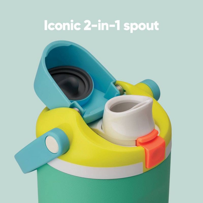 slide 7 of 9, Owala 30oz Stainless Steel Bucket Handle FreeSip Insulated Straw Tumbler Water Bottle - Summer Soiree, 30 oz