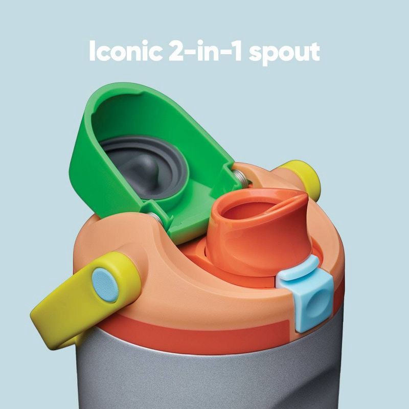 slide 7 of 9, Owala 30oz Stainless Steel Bucket Handle FreeSip Insulated Straw Tumbler Water Bottle - Opal Dream, 30 oz