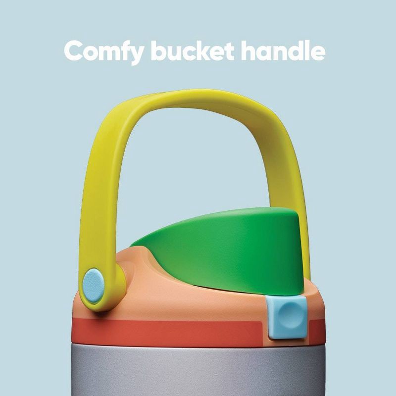 slide 9 of 9, Owala 30oz Stainless Steel Bucket Handle FreeSip Insulated Straw Tumbler Water Bottle - Opal Dream, 30 oz