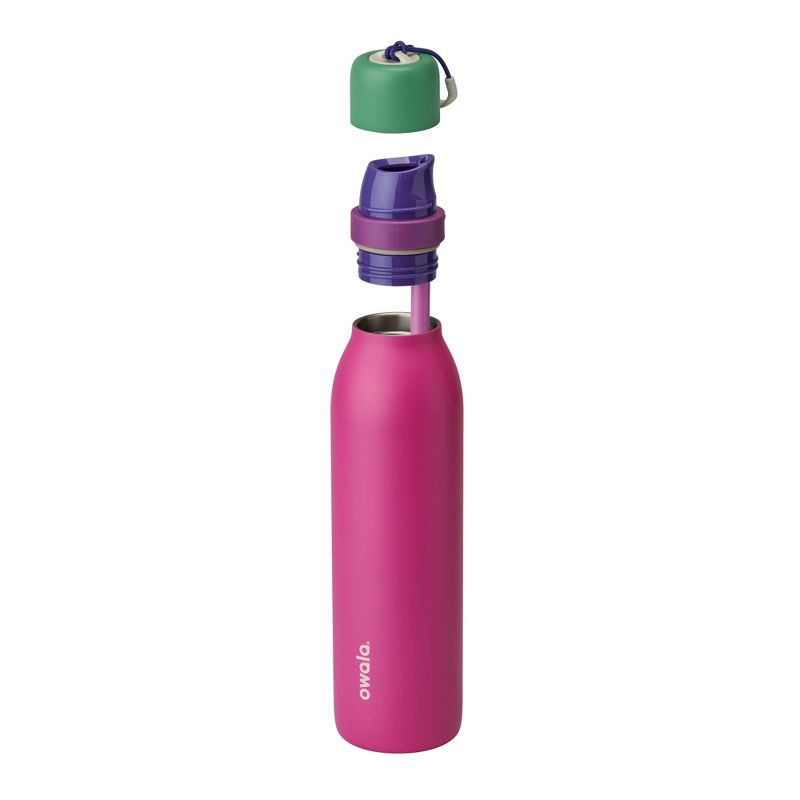 slide 3 of 8, Owala 24oz FreeSip Twist Stainless Steel Water Bottle - Shocking Grape, 24 oz