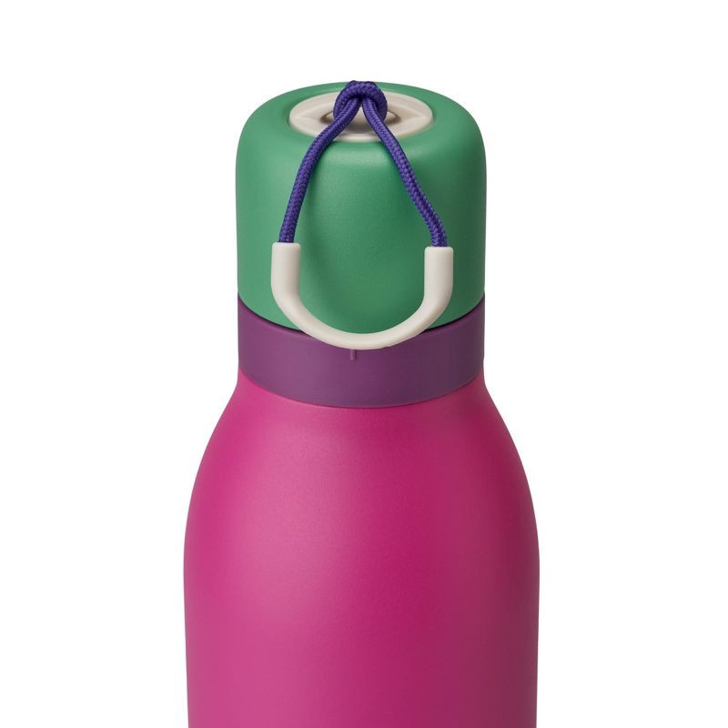 slide 4 of 8, Owala 24oz FreeSip Twist Stainless Steel Water Bottle - Shocking Grape, 24 oz