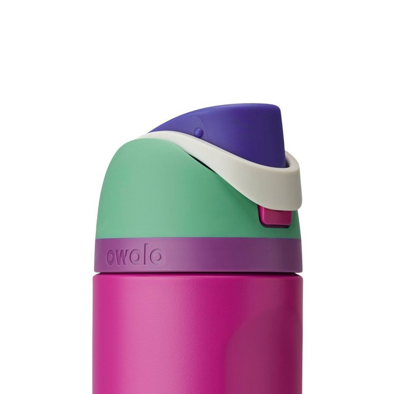slide 5 of 7, Owala Special Edition 24oz FreeSip Stainless Steel Water Bottle - Shocking Grape, 24 oz