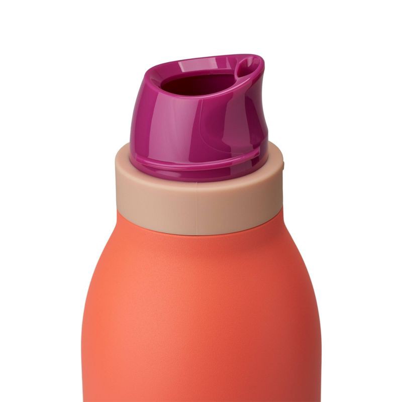 slide 2 of 8, Owala 24oz FreeSip Twist Stainless Steel Water Bottle - Neon Nectar, 24 oz