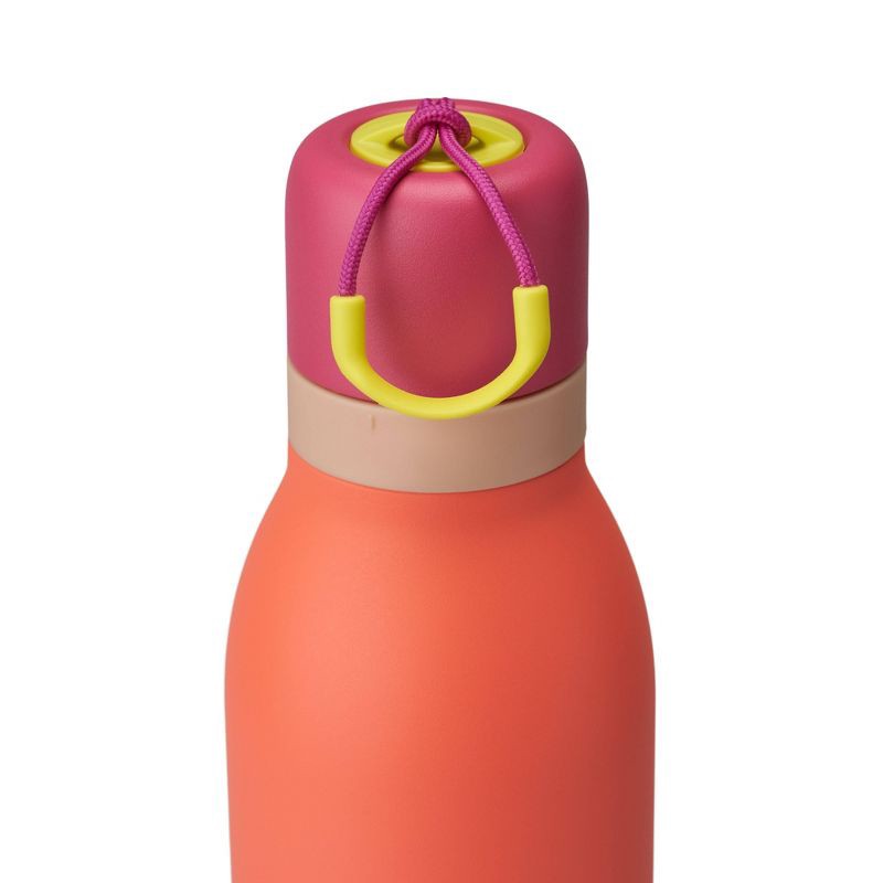 slide 4 of 8, Owala 24oz FreeSip Twist Stainless Steel Water Bottle - Neon Nectar, 24 oz