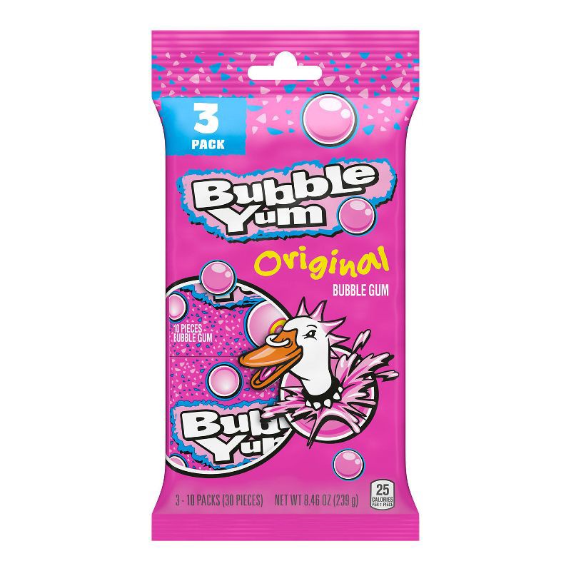slide 2 of 8, Bubble Yum Original Bubble Gum - 30ct/8.46oz, 30 ct, 8.46 oz
