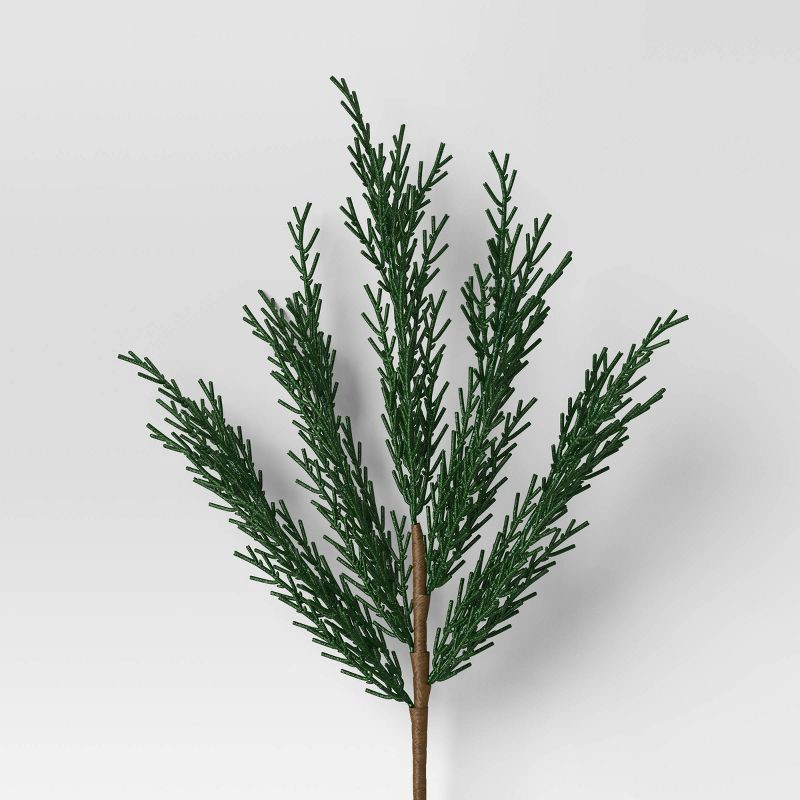 slide 3 of 4, 4pc Christmas Pick Set 2 Cedar Picks 2 Norfolk Pine - Wondershop™, 4 ct