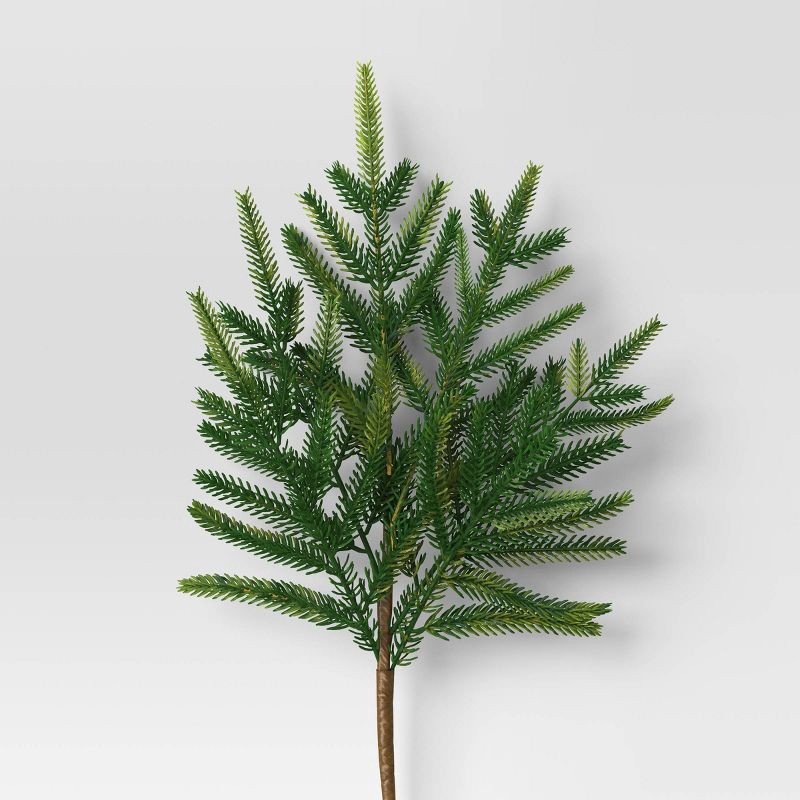 slide 4 of 4, 4pc Christmas Pick Set 2 Cedar Picks 2 Norfolk Pine - Wondershop™, 4 ct