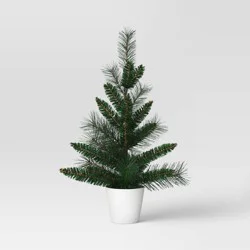 21&quot; Christmas Tree with White Pot - Wondershop™