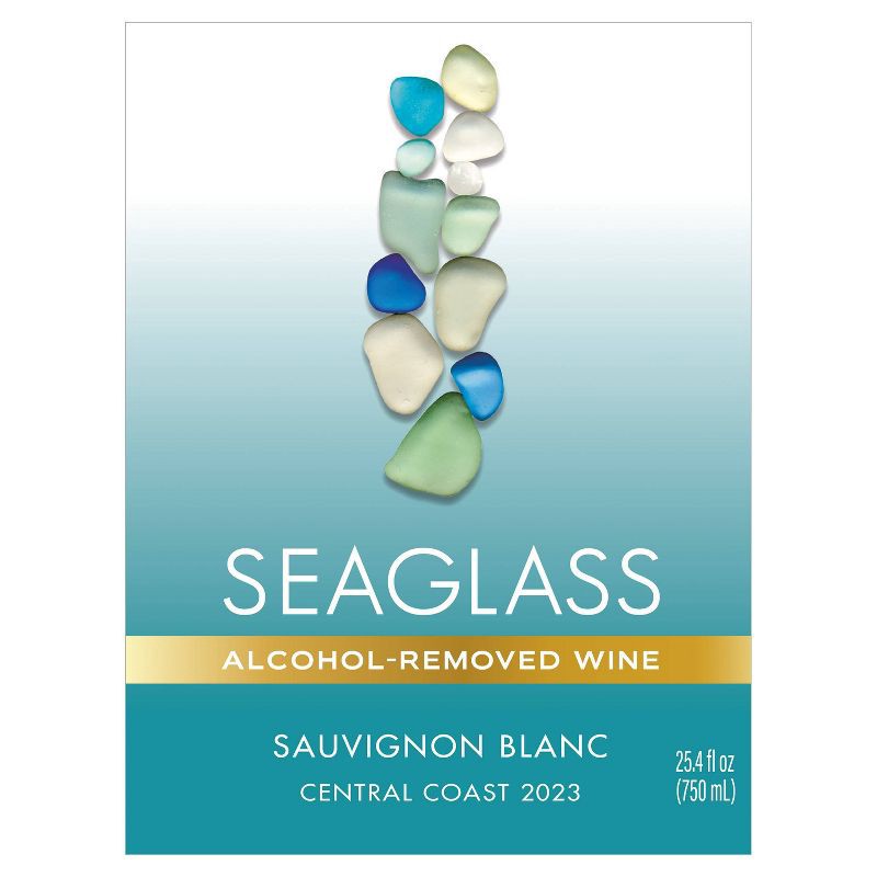slide 2 of 7, SeaGlass Non Alcoholic Sauvignon Blanc - 750ml Bottle, 750 ml