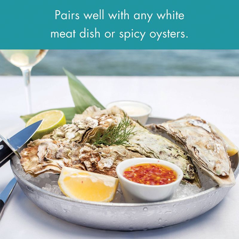 slide 5 of 7, SeaGlass Non Alcoholic Sauvignon Blanc - 750ml Bottle, 750 ml