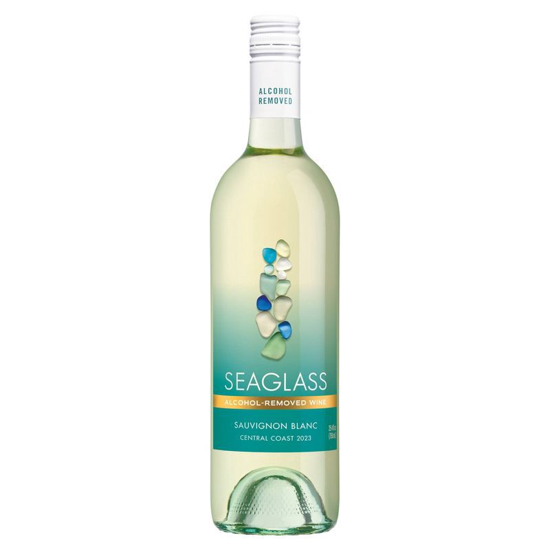 slide 1 of 7, SeaGlass Non Alcoholic Sauvignon Blanc - 750ml Bottle, 750 ml