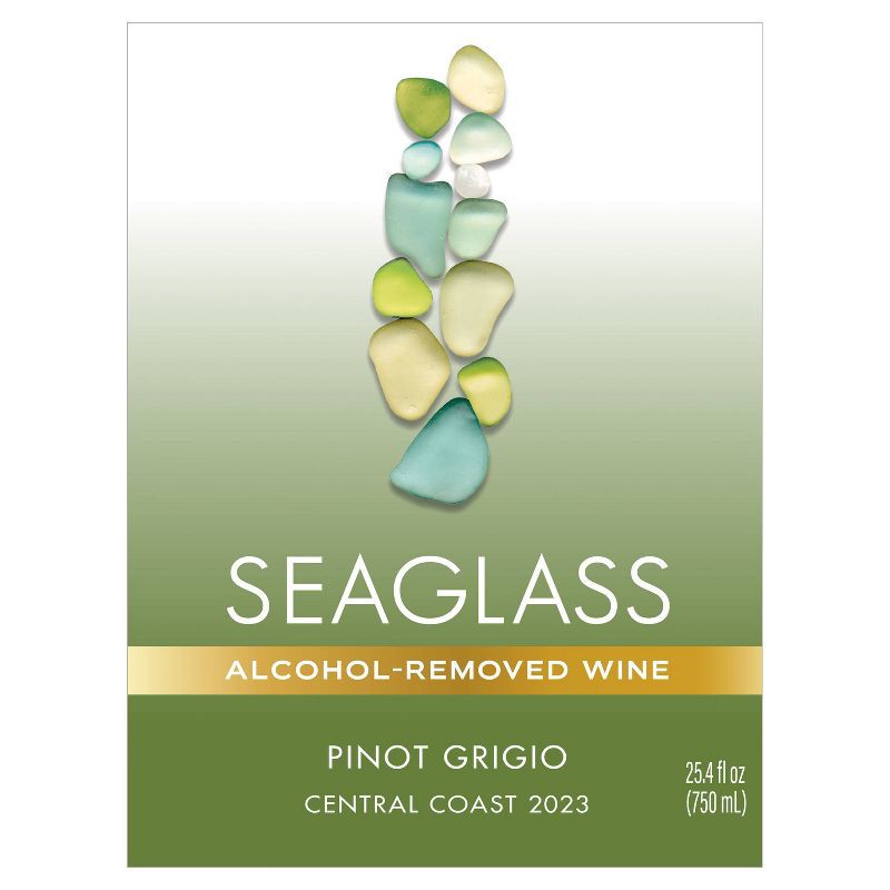 slide 2 of 7, SeaGlass Non-Alcoholic Pinot Grigio - 750ml Bottle, 750 ml